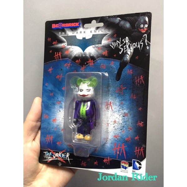 Be@rbrick 小丑 100% The Joker 希斯萊傑 蝙蝠俠 電影版 黑暗騎士 BATMAN