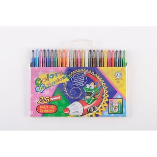 德德小品集25色無毒旋轉蠟筆 【99125】