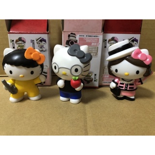 Hello Kitty 3D立體造型公仔3個
