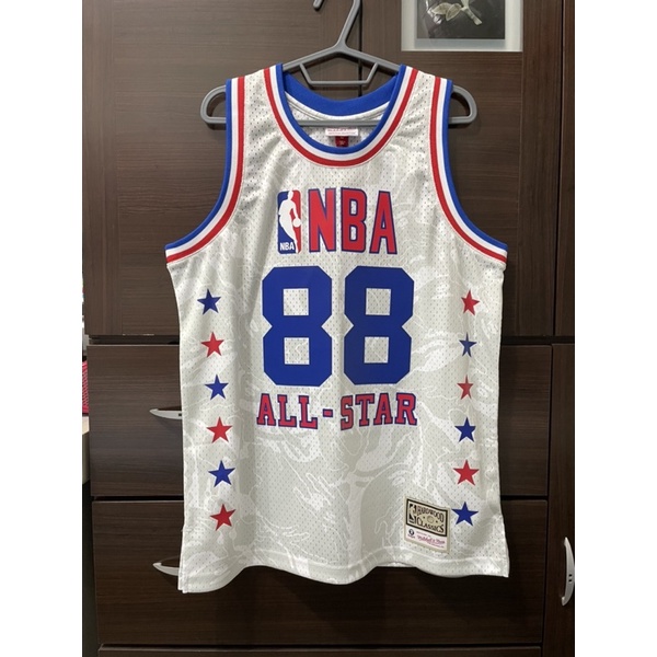 MITCHELL &amp; NESS  M&amp;N NBA AAPE APE All Star 明星賽 猿人 白迷彩 球衣