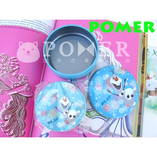 ☆POMER☆日本製 迪士尼 絕版正品 冰雪奇緣 雪寶 雪花 便條紙 MEMO 留言 記事 備忘錄 鐵盒 收納盒 飾品盒