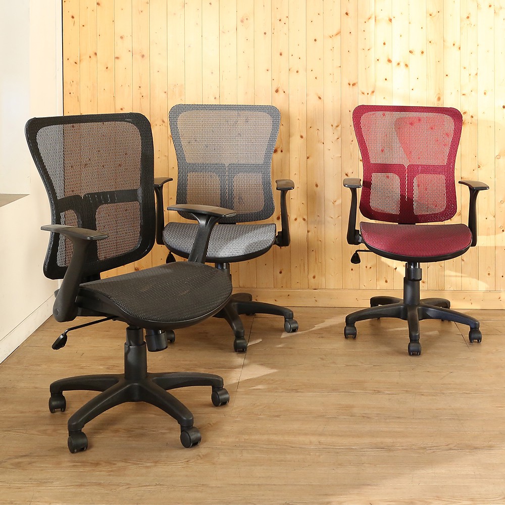 BuyJM 傑瑞全網高耐重編織網布辦公椅/電腦椅/主管椅/三色可選P-ME-CHB02