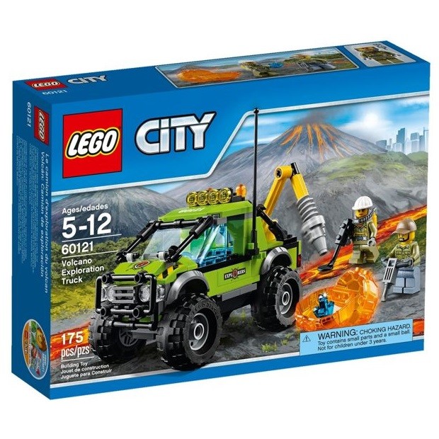 ＊出清特價＊ 【積木樂園】樂高 LEGO 60121 CITY 城市系列 火山探險車