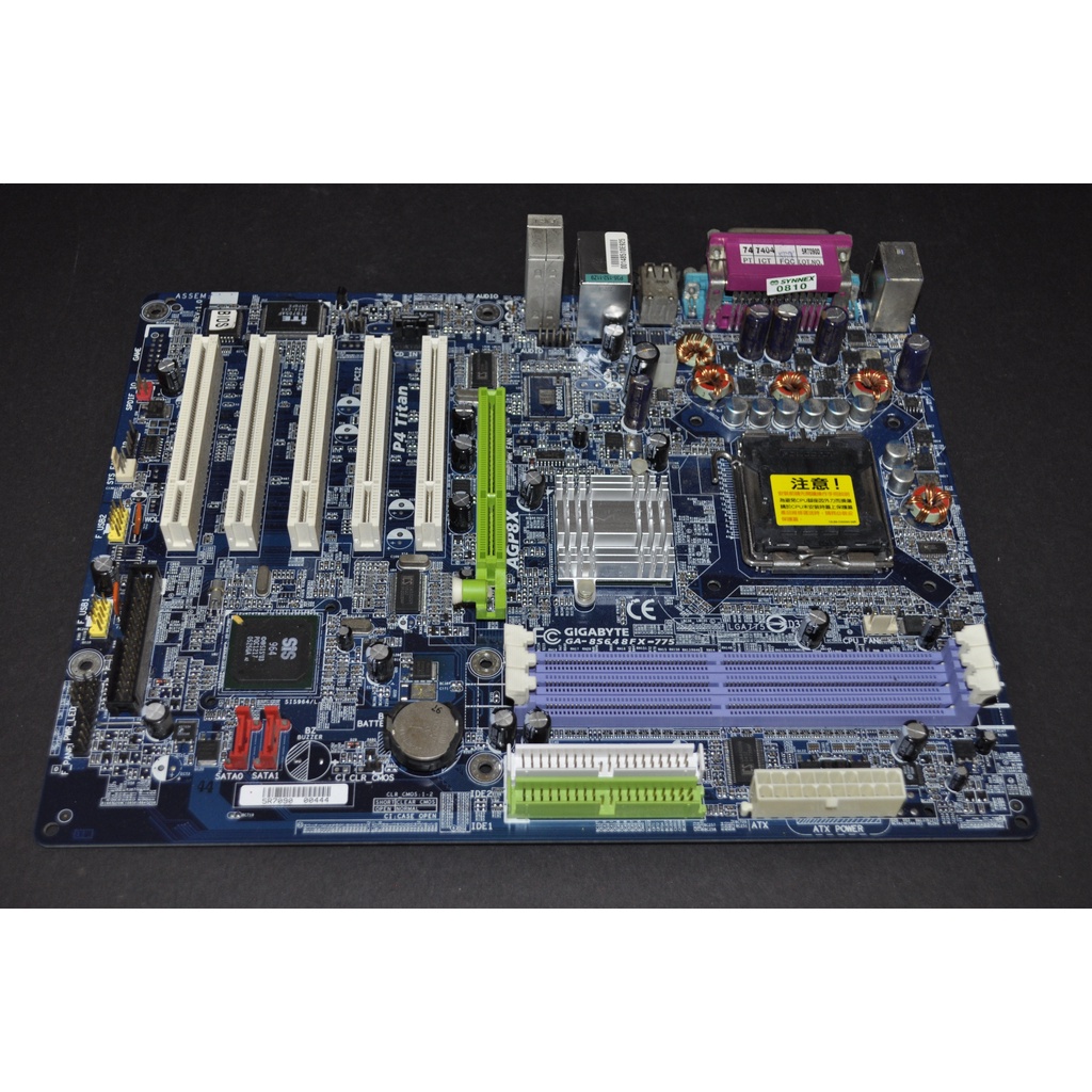 技嘉GA-8S648FX-775 (775 648FX DDR SATA2 IDE AGP LPT) 非P35 P5B