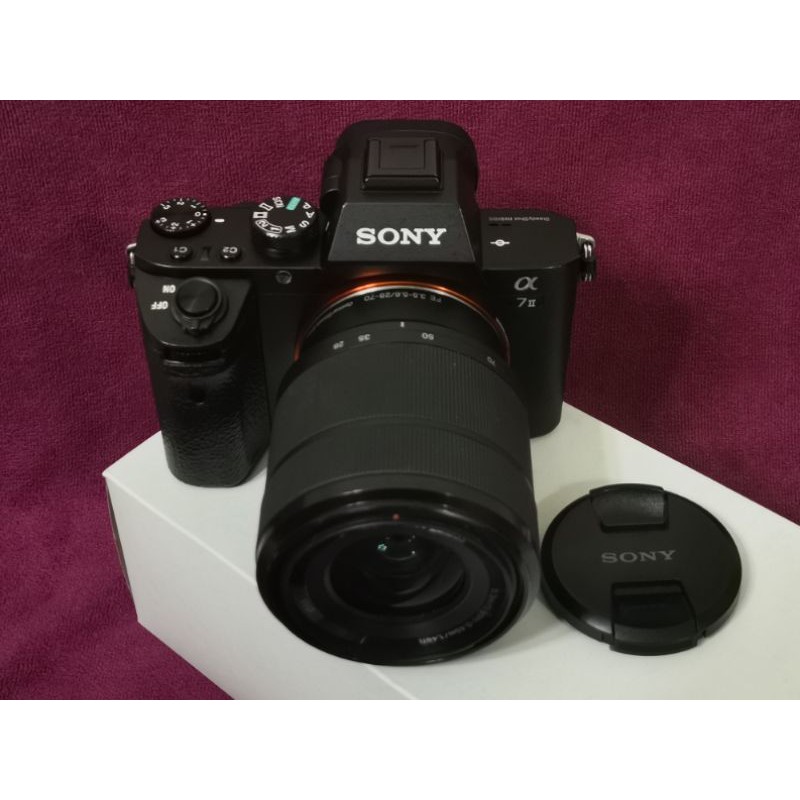 盒裝全幅機 Sony a7ii a7m2 A72 漂亮少拍快門數16732公司貨過保+ 28-70mm鏡頭漂亮（平輸）