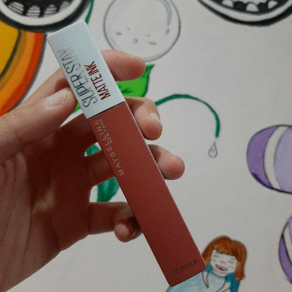 ( 近全新！ ) MAYBELLINE 媚比琳超持久霧感液態唇膏130 耕耘者