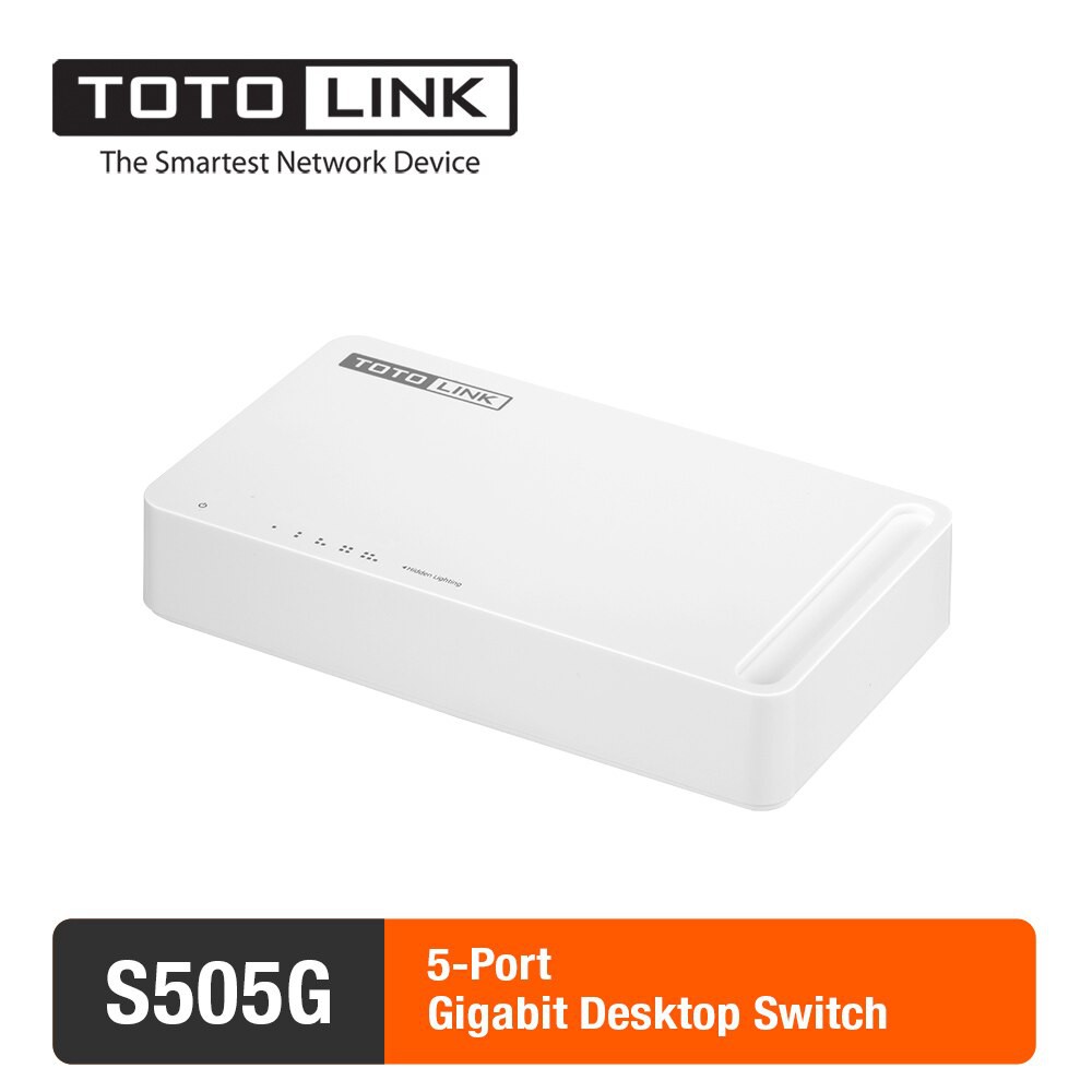 TOTOLINK 乙太網路交換器 S505G 5p Giga SWITCH交換器-HUB304