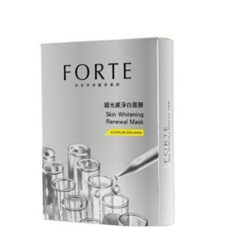 FORTE 超光淨白感面膜