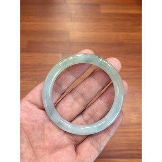 [卡貝拉精品交流] 天然緬甸翡翠A貨 冰種 翡翠玉鐲 三彩翡翠玉鐲 圓骨手鐲