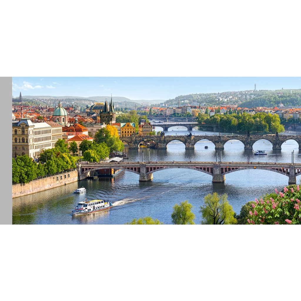 400096 4000片歐洲進口拼圖 CAS 風景 捷克 布拉格 伏爾塔瓦大橋