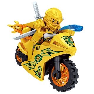 相容樂高Lego益智進口幻影忍者黃金勞埃德妮炫酷摩托拼裝積木人仔男孩玩具