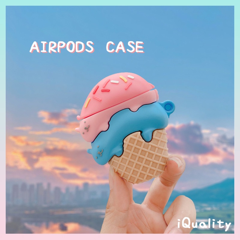 🍦趣味可愛貓咪雪糕冰淇淋 AirPods 保護殼 AirPods1 2代 保護套 AirPods Pro 蘋果耳機保護套