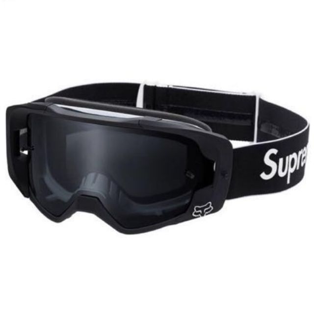 Supreme fox racing vue goggles 滑雪鏡 安全帽 防風鏡 戶目鏡 黑色