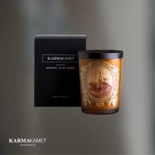 （預購）Thai愛買 泰國 Karmakamet 玻璃香氛蠟燭 東印度檀香 （Sandalwood）
