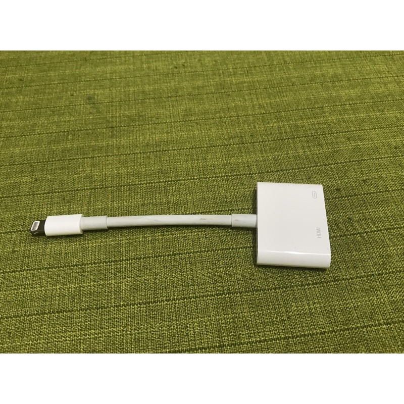 【APPLE原廠公司貨】Lightning 數位影音轉接器HDMI （二手、無盒）