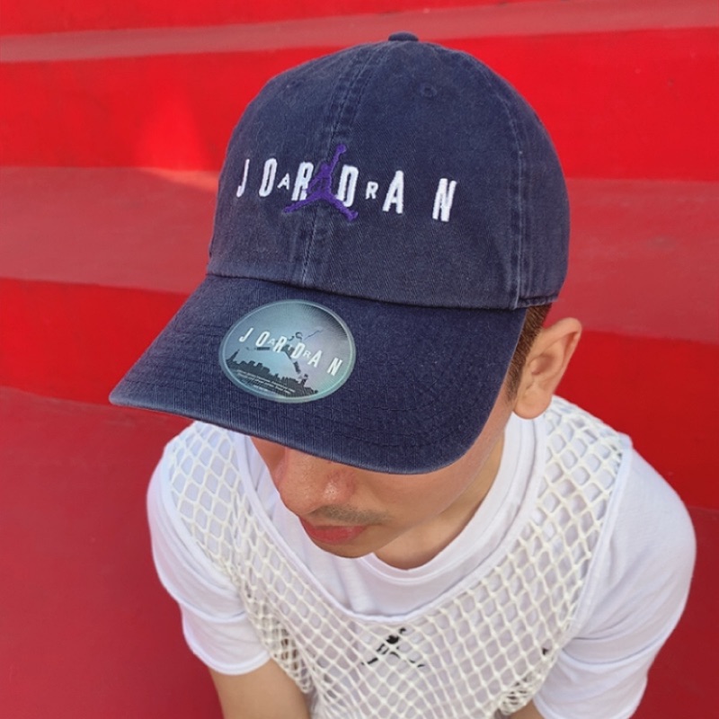 🇺🇸正版現貨實拍🇺🇸 Jordan 深藍色復古老帽 美國限定 Nike 保證正貨 明星藝人款 喬丹 棒球帽 帽子
