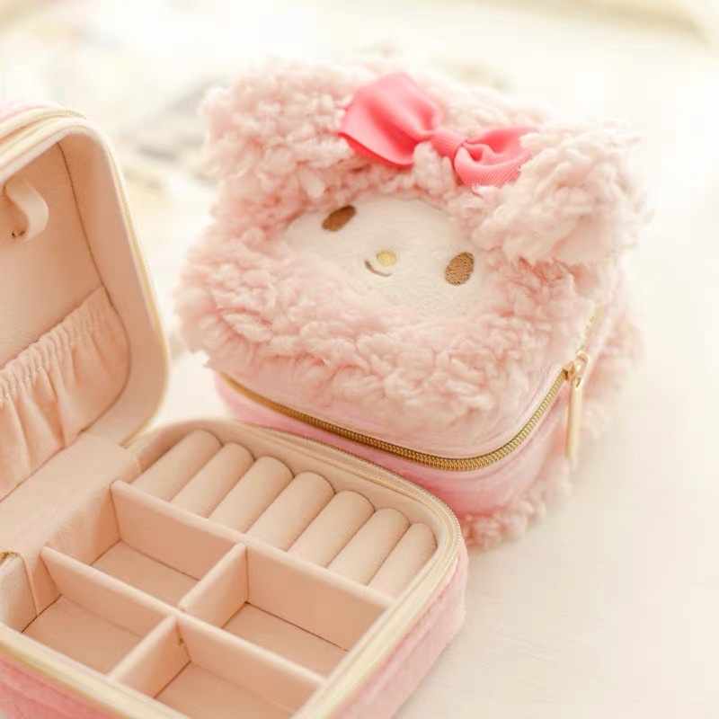 日本粉紅夢幻 美樂蒂珠寶盒 首飾盒