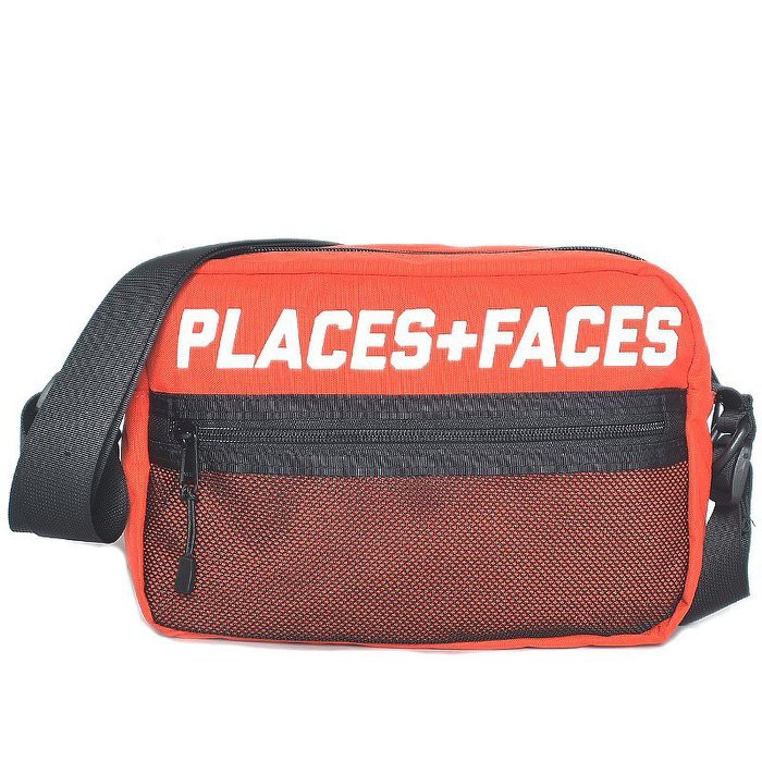 Places + Faces Pouch Bag 3M Logo經典肩背包 反光側背包帆布小包 紅色 現貨 限量OG單品