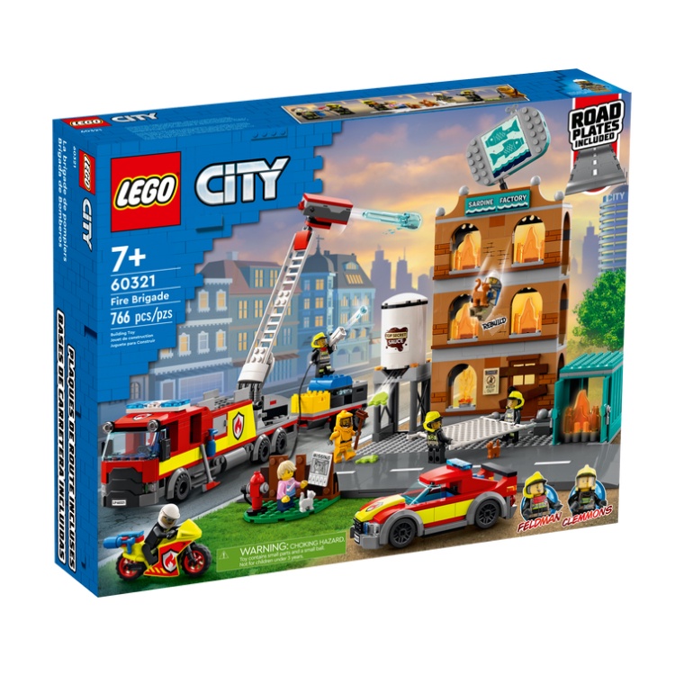 聚聚玩具【正版】60321 LEGO 樂高積木 City-消防隊