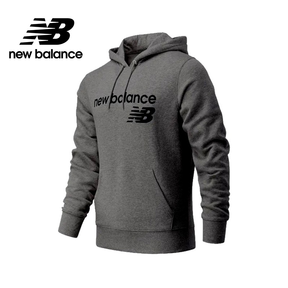 【New Balance】 NB 連帽長袖上衣_男性_灰色_MT03910HC (網路獨家款)