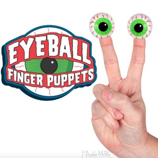 美國玩具品牌Archie McPhee 趣味眼球指套 Eyeball Finger Puppets 設計雜貨|萬聖節