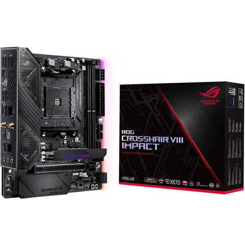 (全新品) 華碩 asus rog x570 crosshair viii impact 主機板 內有附圖 可看 可搭機