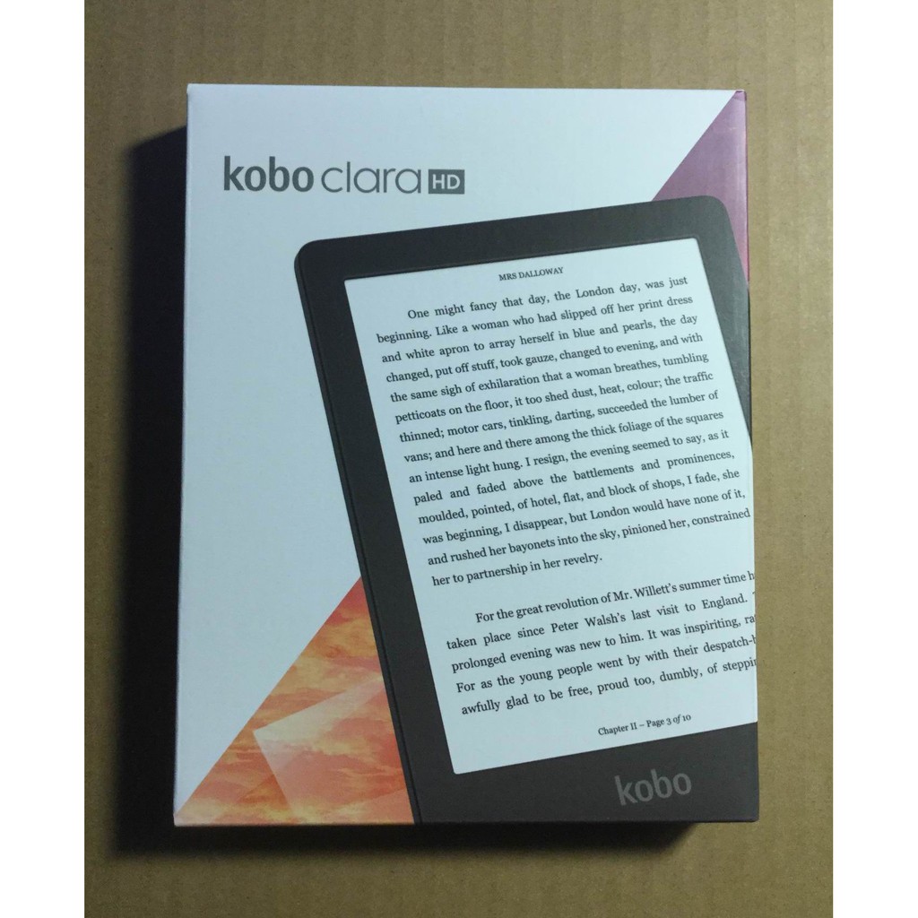 樂天 2018新款 Kobo clara HD 6吋 8G電子書閱讀器　國際版 新品未使用