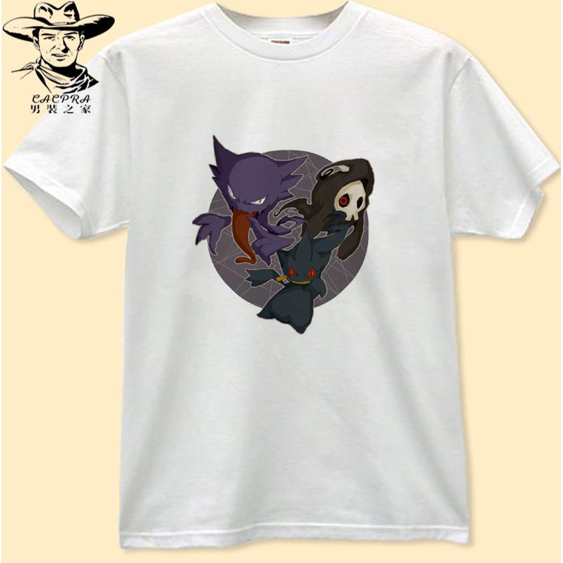 口袋妖怪精靈寶可夢鬼斯通夜巨人詛咒娃娃短袖t恤短袖男女衣服 蝦皮購物