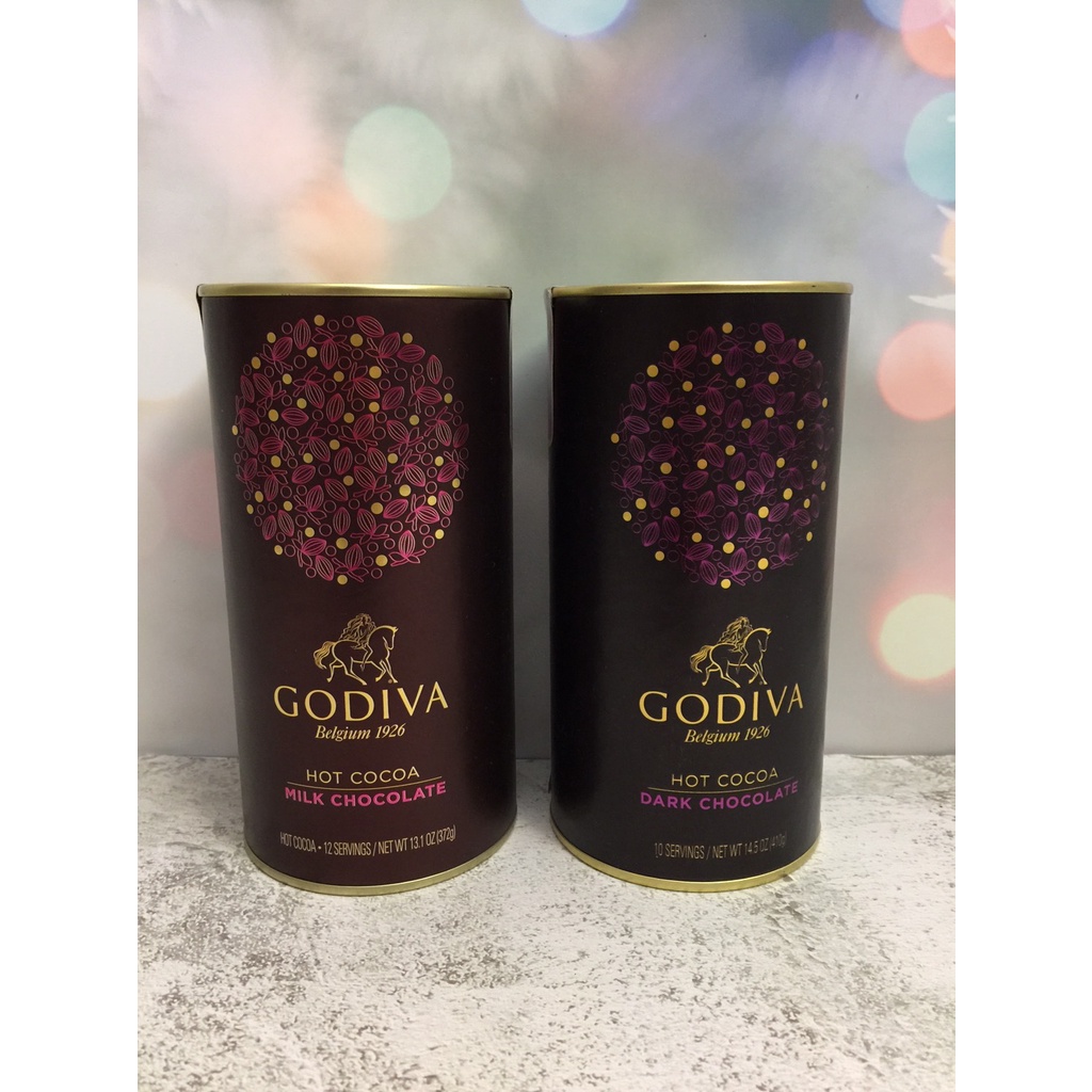 ⚡現貨⚡美國 巧克力界 LV★GODIVA 黑可可/牛奶巧克力可可粉410g