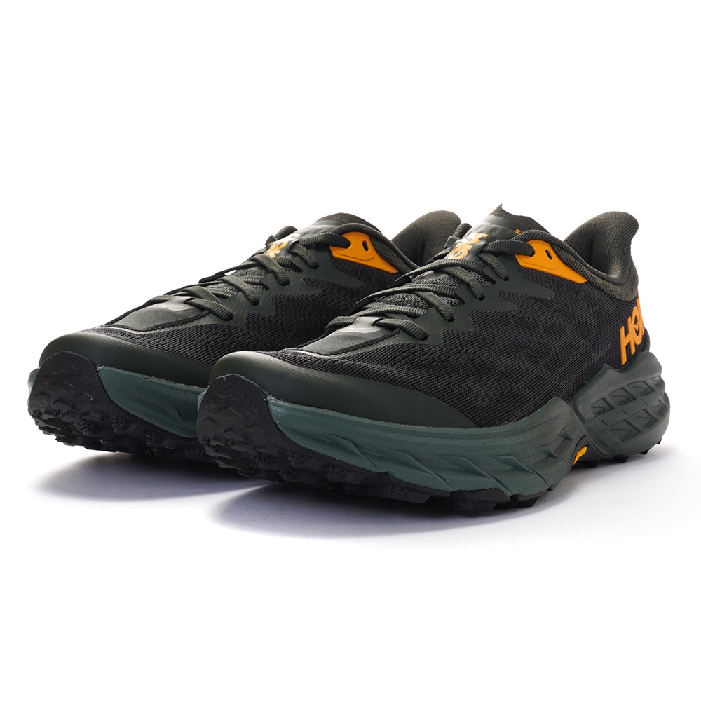 HOKA ONE ONE Speedgoat 5 男款 vibram大底 慢跑鞋 越野跑鞋 1123157-DBTH深綠