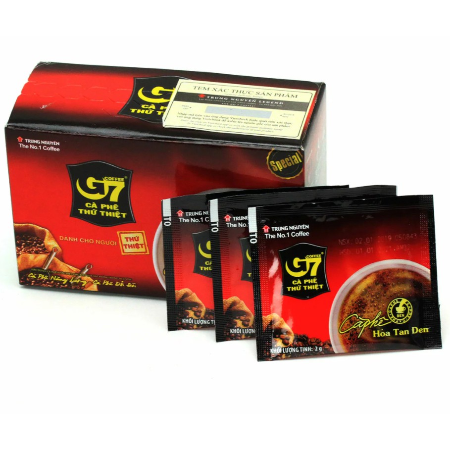 森吉小舖 G7 純咖啡 15入 黑咖啡 三合一咖啡 即溶咖啡 咖啡包 咖啡粉 越南咖啡 盒裝