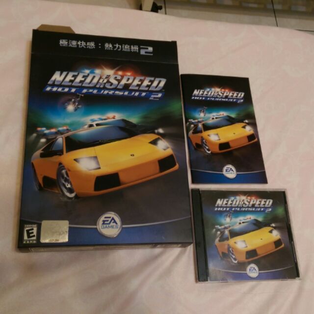 (自售) Need for Speed 極速快感 熱力追緝2 PC GAME 電腦遊戲