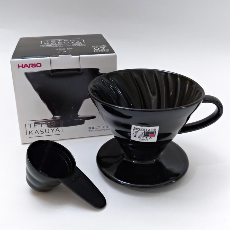 HARIO V60日本手沖冠軍聯名濾杯 KDC-02-B 粕谷哲 4:6沖法 有田燒『93 coffee』