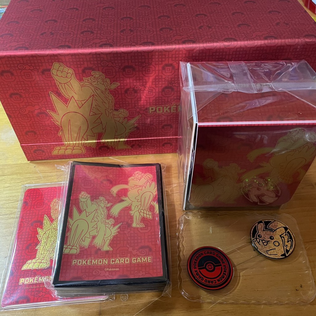 寶可夢 神奇寶貝 PTCG 中文版 卡牌 一擊 連擊 頂級強化箱 卡套 卡盒 硬幣