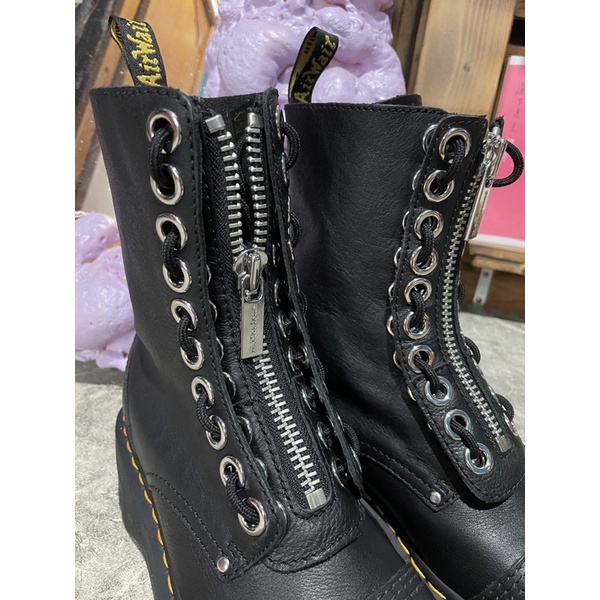 ［9.9成新✨］Dr.Martens Sinclair Hi 馬丁👢10孔厚底 UK5 綁帶/拉鍊兩穿