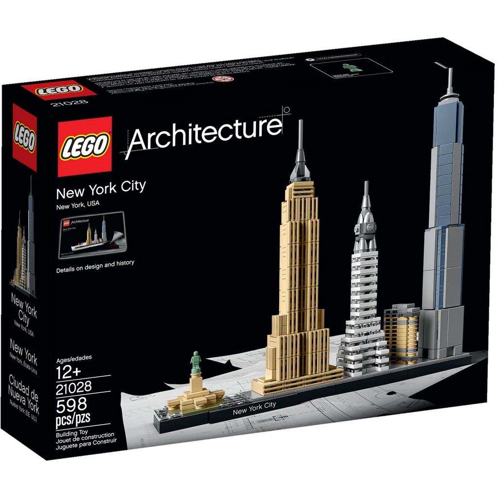 【宅媽科學玩具】樂高LEGO 21028 建築系列 new york city