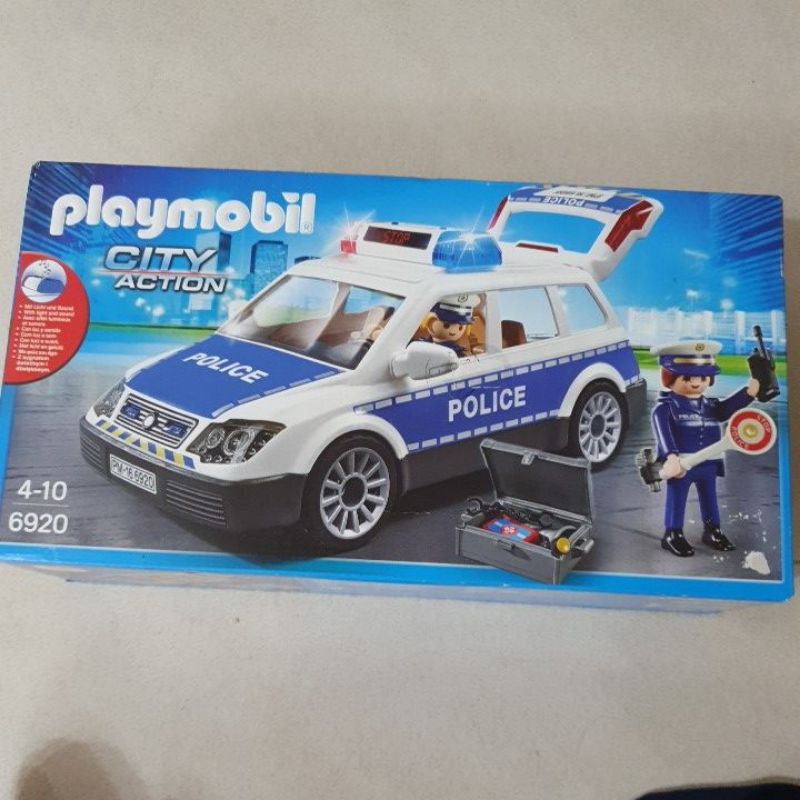 Playmobil  (6920)摩比人偶世界 警察車 聲光效果仿真