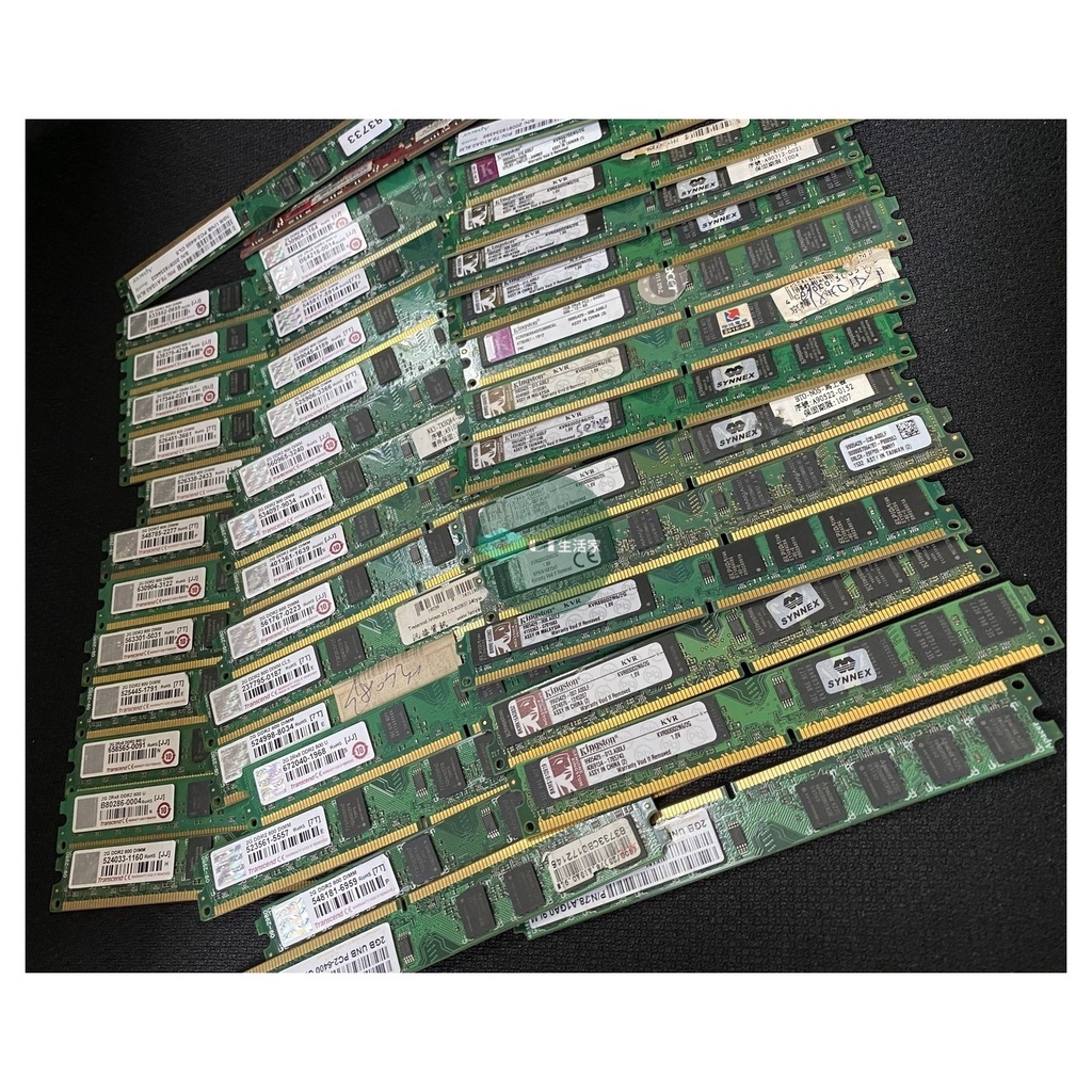 【JS生活家】 蝦皮代開發票 二手桌機記憶體 窄版 DDR2-800-2GB 金士頓 創見 原廠終身保固