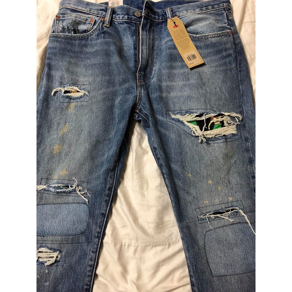 Levi's 512 skinny jeans hula time w36L34