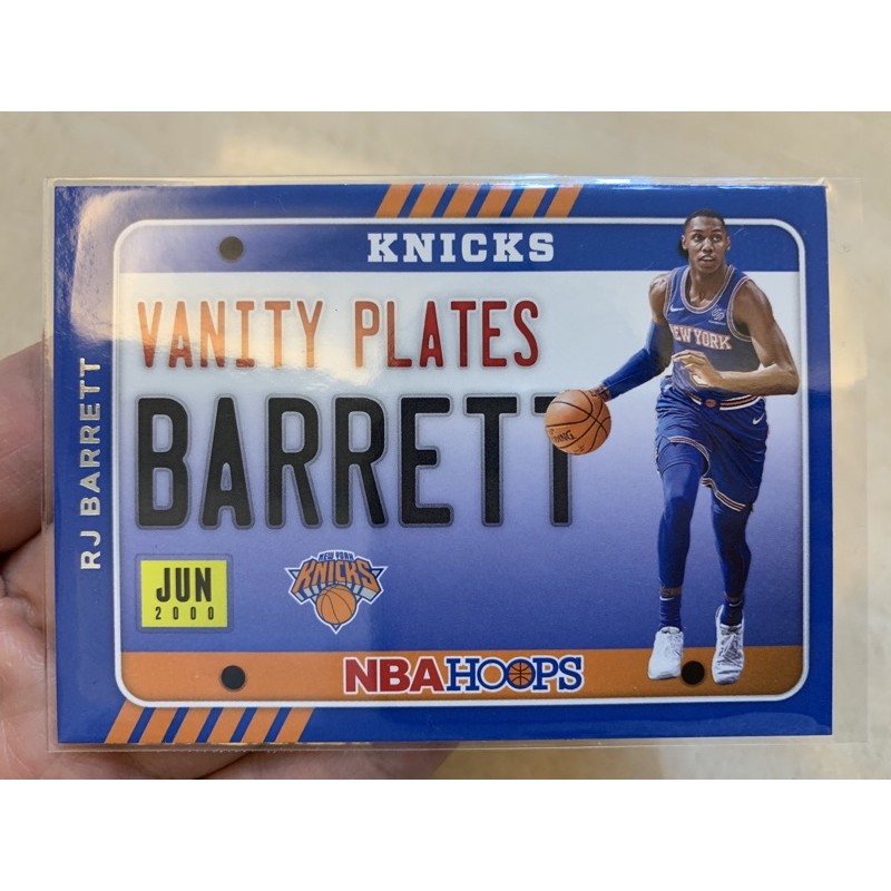 NBA球員卡 尼克隊 RJ Barrett車牌特卡！（非Kobe)