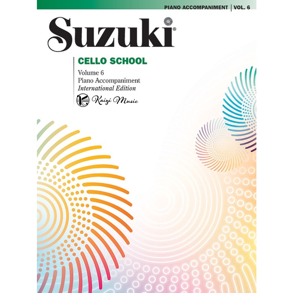 【凱翊 | AF】鈴木大提琴鋼琴伴奏譜 第6冊 Suzuki Cello School Vol.6 Piano Acc