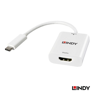 德國 LINDY林帝 主動式 USB3.1 Type-C to HDMI1.4 4K/30Hz轉接器(43244)