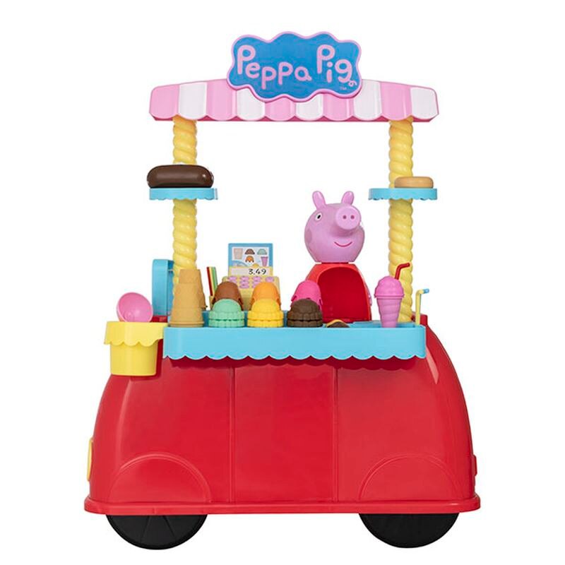 [TC玩具] peppa pig 佩佩豬系列 粉紅豬小妹  豪華冰淇淋餐車  家家酒 原價2299 特價