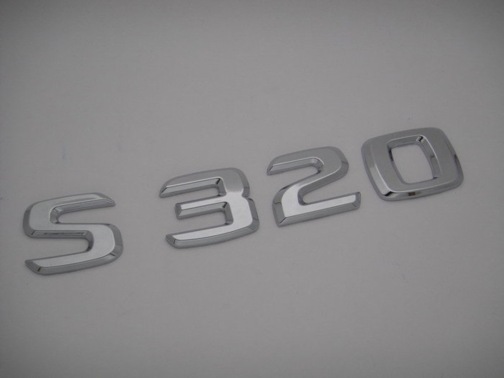 《※金螃蟹※》新款 Benz 賓士 奔馳 S Class W221 S320 S 320 後車箱蓋 字體 字標