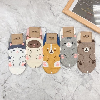 韓國襪子 可愛動物 女襪 短襪 熊熊 貓貓 狗狗 可愛襪子 貓咪