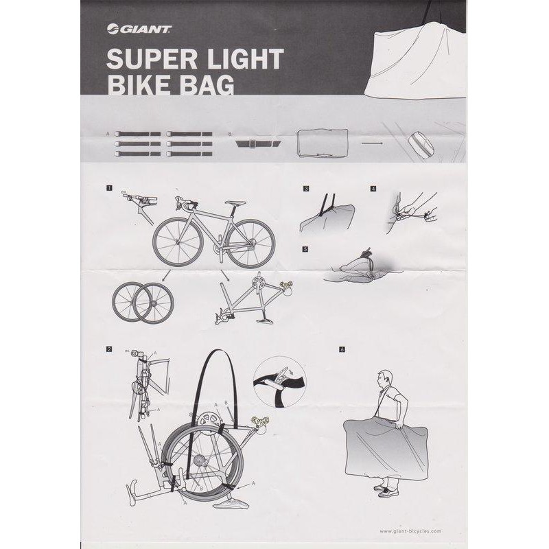 giant super light bike bag