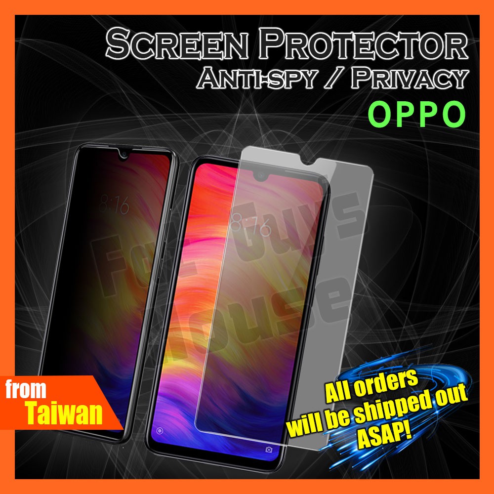 OPPO RENO 4 2 Z 10X Zoom Privacy Anti Spy Screen Protector