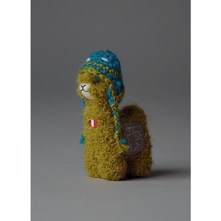 ST.MALO秘魯工匠手工針織羊駝家飾娃娃/ 彩虹糖系列/ 10cm/ 萊姆 eslite誠品