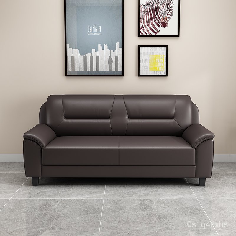 【優品工藝 | 沙發】北歐皮沙發 | 小戶型三人客廳組閤現代簡約沙發 | 辦公室單人雙人沙發