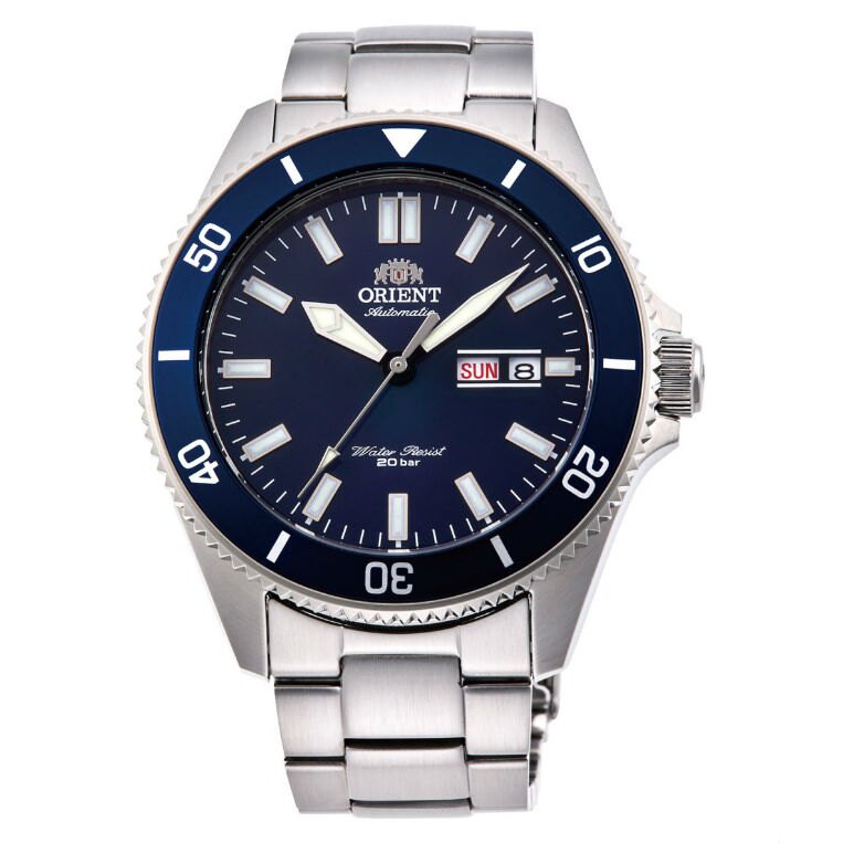 Orient 東方錶 RA-AA0009L WATER RESISTANT系列 200m限量鋼帶款潛水錶/深藍 44m